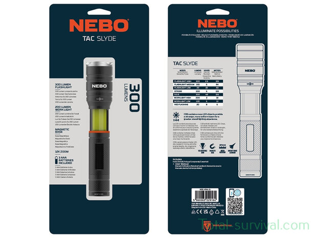 Nebo TAC Slyde compact LED Taschenlampe