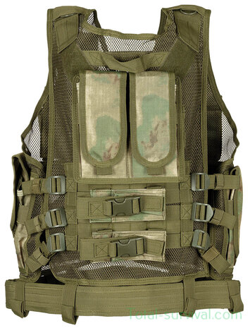 MFH Tactical vest USMC with belt and pouches, HDT Foliage green