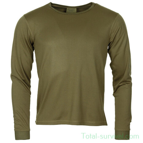 Britische thermische Unterhemd, unisex, Thermowave, oliv grün
