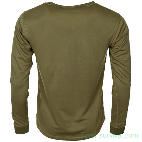 Britische thermische Unterhemd, unisex, Thermowave, oliv grün