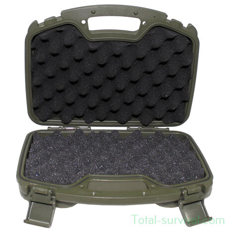 MFH Pistolen-Koffer groß, Kunststoff, abschließbar, oliv grün