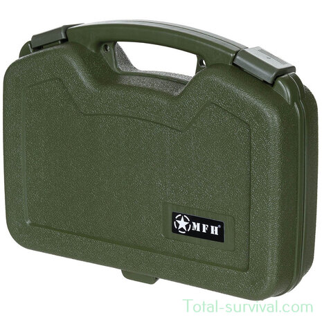 MFH Pistolen-Koffer groß, Kunststoff, abschließbar, oliv grün