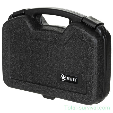 MFH Pistolen-Koffer groß, Kunststoff, abschließbar, schwarz