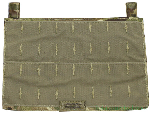 British Army Osprey MK4 plate carrier Molle front plate, MTP multicam
