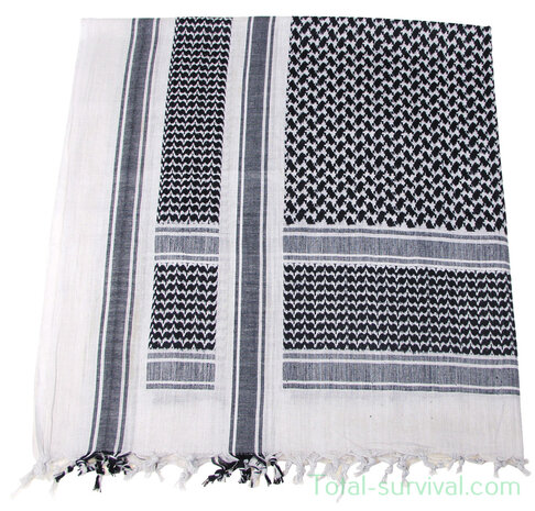 MFH PLO scarf "Shemagh" black-white
