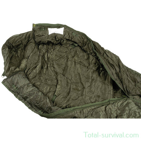 Greek army mummy sleeping bag, "Cold Weather", OD green
