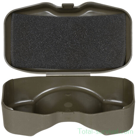 Remploy ABS case for safety goggles, OD green