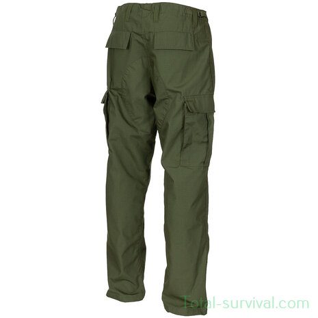 MFH US Combat Pants BDU, Rip Stop, OD green