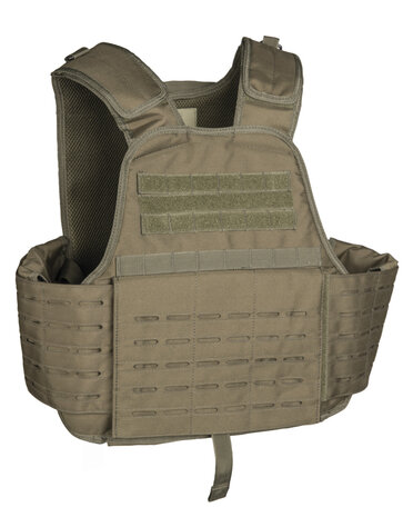 Mil-tec Plate carrier vest laser cut, OD green