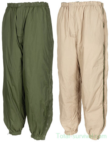 Thermo-pantalons Britanique, réversible, vert olive / kaki