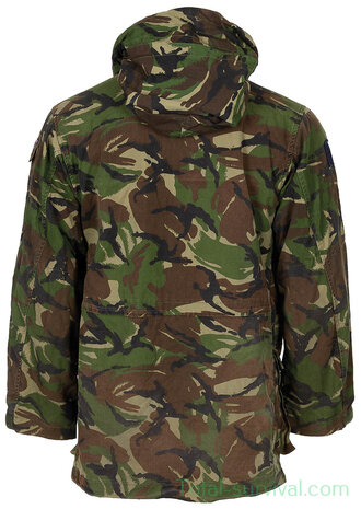 British SAS commando jacket, Smock, with hood, windproof, Woodland DPM