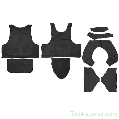 Italian NC4-09 body armor vest, with kevlar soft armor fillers, vegetato camo
