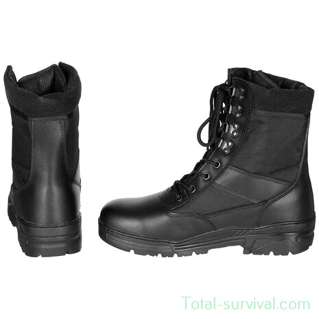 MFH Army boots "Security" 8-hole high, black