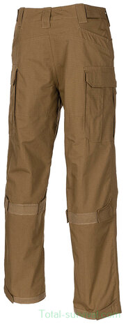 MFH Ny/Co combat pants "Mission", Rip stop, Coyote tan