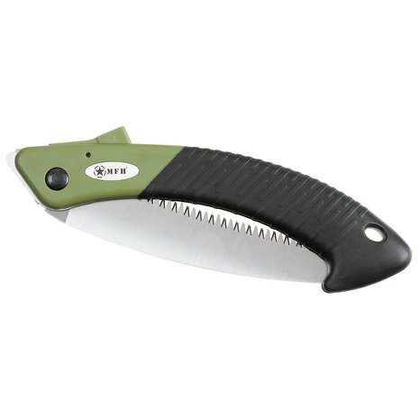 Foldable handsaw green / black, 17CM blade length