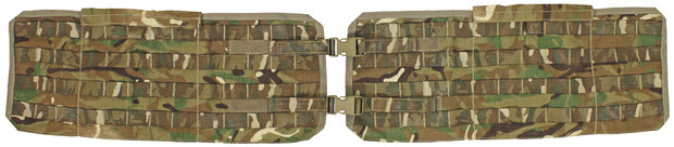 Ceinture de sécurité Osprey Molle de l'armée britannique pour gilets pare-balles, MTP multicam