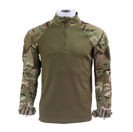 Britse leger Combat Shirt longsleeve, "UBAC", Normaal, MTP Multicam