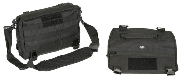 Sac à bandoulière tactique MFH 5l, Molle, noir