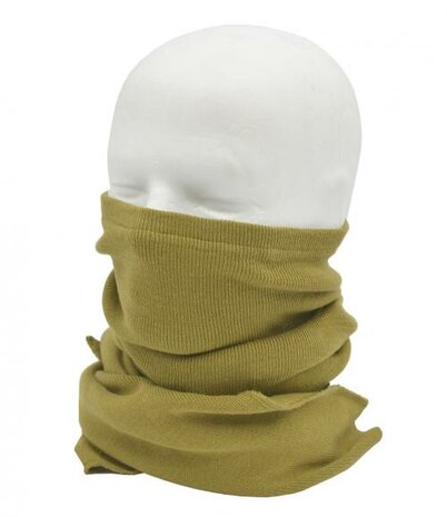 Dutch army turtleneck scarf, Koala wool/cotton, khaki