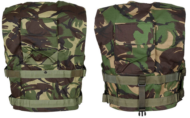 British cover body armour vest, IS, DPM camo
