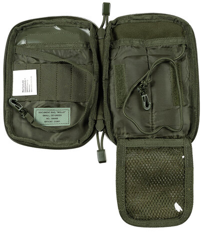 Sacoche pour documents / smartphone MFH, "MOLLE", vert olive