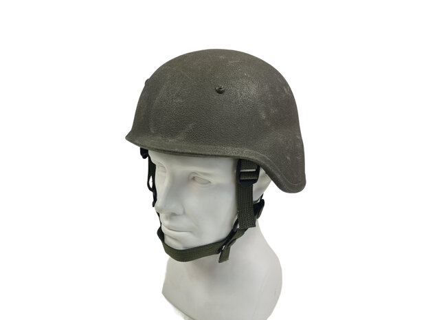 Italian P.T. ballistic kevlar combat helmet, OD green