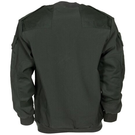 OPgear police commando sweater with v-neck, windproof, OD green