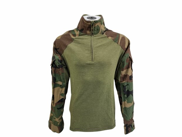 Dutch marines Combat Shirt longsleeve, "UBAC", Insect / Tick repellent, Forest camo