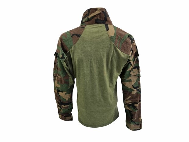 Combat Shirt Marines néerlandais longsleeve, "UBAC", Répulsif insectes/tiques, Forest camo