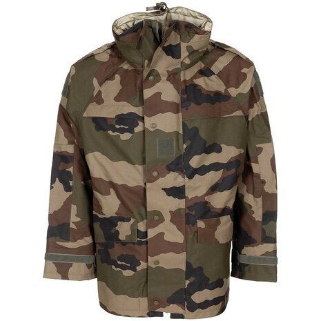 French army hardshell rain jacket with hood, Gore-Tex, CCE camo