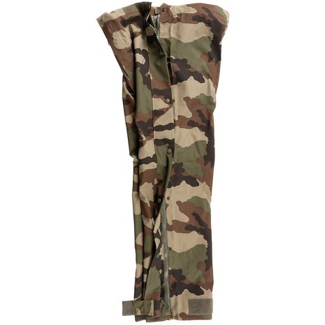 Pantalon de pluie armée française avec porte-pantalons, Gore-tex, camo CCE