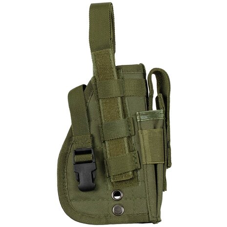 MFH Pistol holster MOLLE, right, OD green