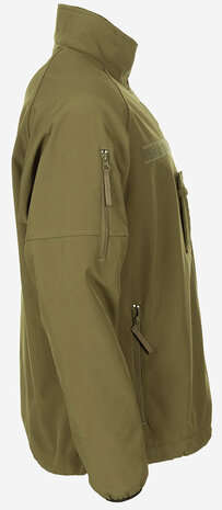 Softshell-Jacke der niederländischen Armee, khakigrün