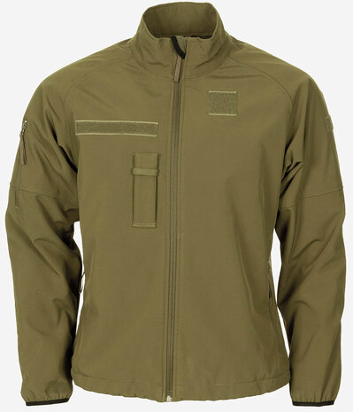 Dutch army Soft Shell jacket, khaki green