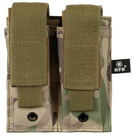 Porte chargeur MFH, "MOLLE", double compact, MTP Operation camo