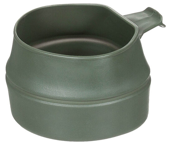 Tasse pliable de l'armée suédoise Fold-a-Cup, vert olive
