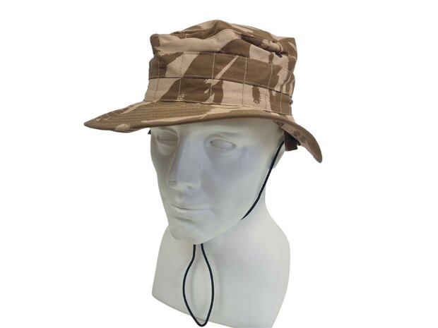 British Army Bush Hat, GI Boonie, Tropic with neck protection, desert DPM