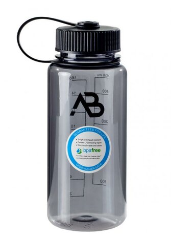 AB field bottle transparent 500ml, large opening, BPA free