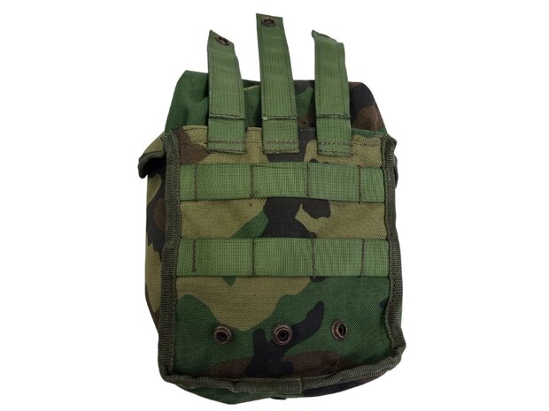 Korps mariniers utility pouch, "MOLLE", middel, Forest camo