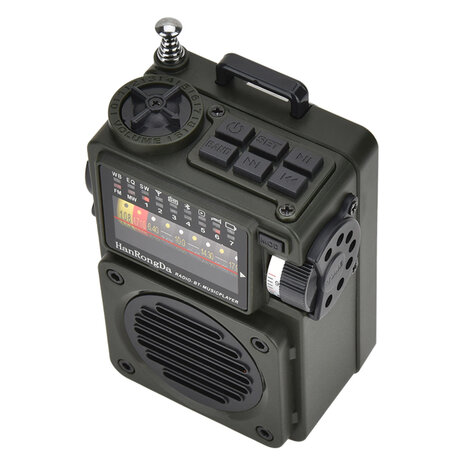 HanRongDa HRD-700 Multiband Weltfunk AM/FM/SW/MW mit BL-5C-Akku