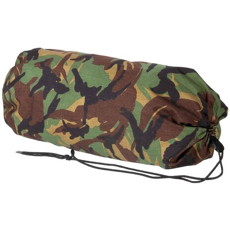 Dutch army packing bag for insulation mat or sleeping bag, woodland DPM