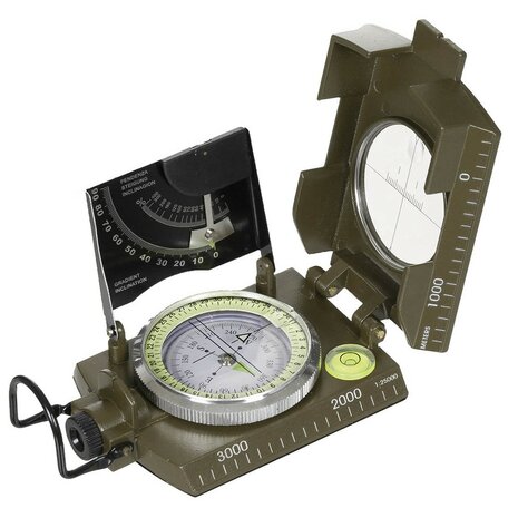 MFH Italian Scouts Compass with metal casing