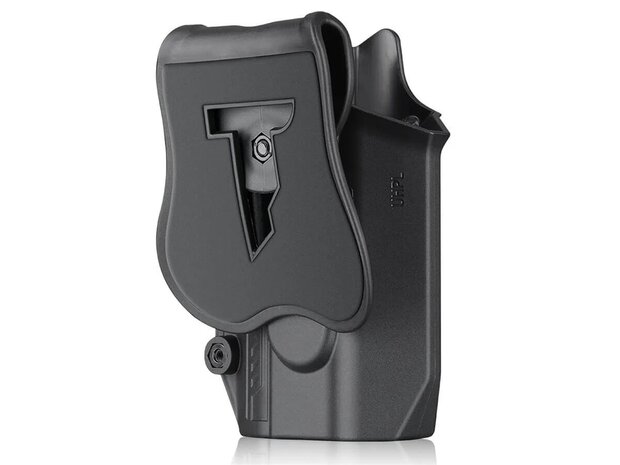 Cytac Compact Mega Fit Universalholster, Waffenlicht rechts