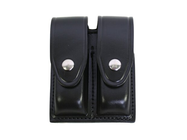 Gould & Goodrich QSF Double Magazine Case, black leather