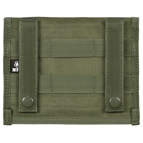 MFH chest pouch Molle with velcro patch, OD green