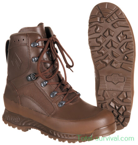 Haix Women's Combat Boots, High Liability, brown