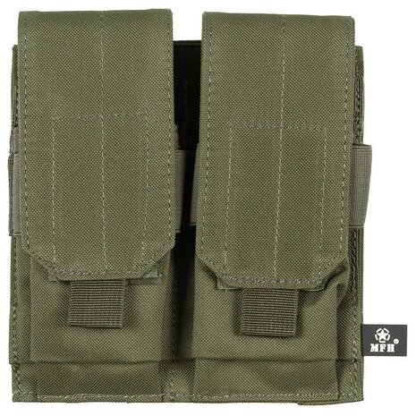 MFH double ammo pouch "MOLLE", OD green