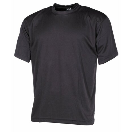MFH T-Shirt, "Tactical", korte mouw, zwart