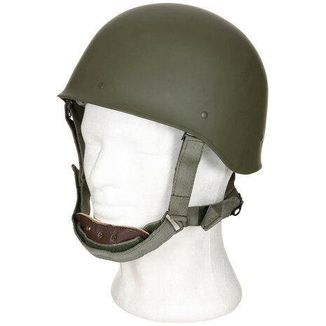 French army F1 combat helmet, steel, OD green
