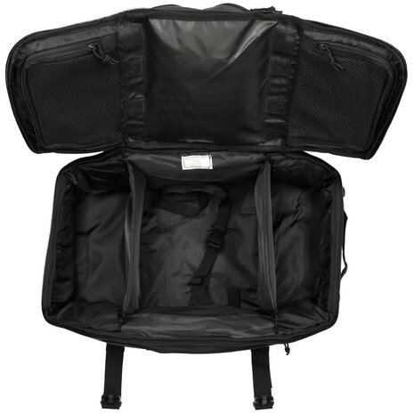 MFH sac à dos sac de transport " travel " avec sangles de compression 50L, noir